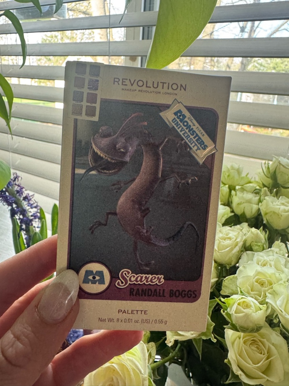 Revolution x Monsters University Randall Boggs Scarer Card eyeshadow palette